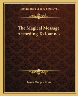 Front cover_The Magical Message According to Ioannes