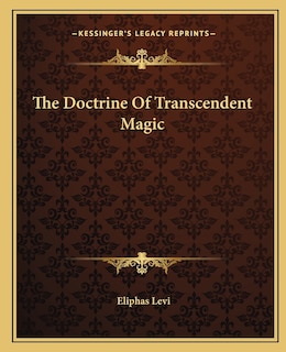 Front cover_The Doctrine Of Transcendent Magic