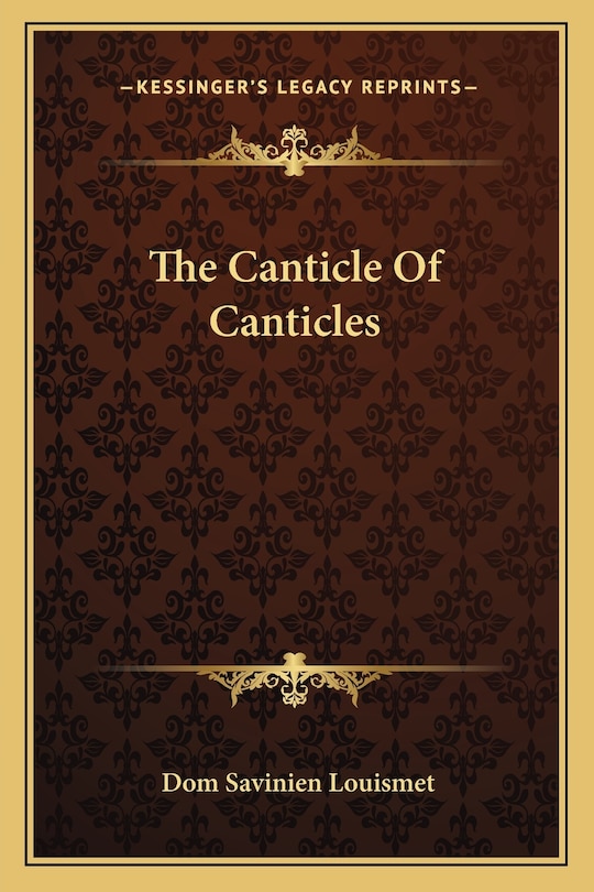 The Canticle of Canticles