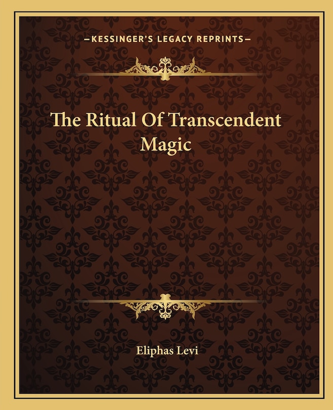 Front cover_The Ritual Of Transcendent Magic