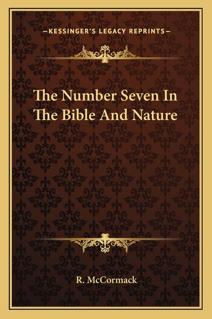 Front cover_The Number Seven In The Bible And Nature