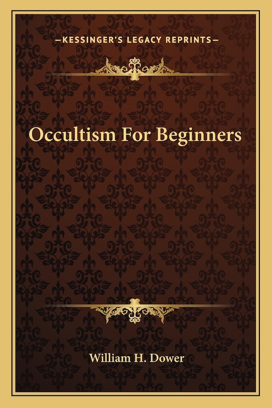 Front cover_Occultism For Beginners