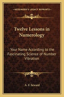 Front cover_Twelve Lessons in Numerology