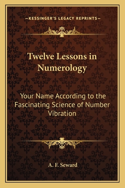 Front cover_Twelve Lessons in Numerology