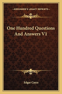 Couverture_One Hundred Questions And Answers V1