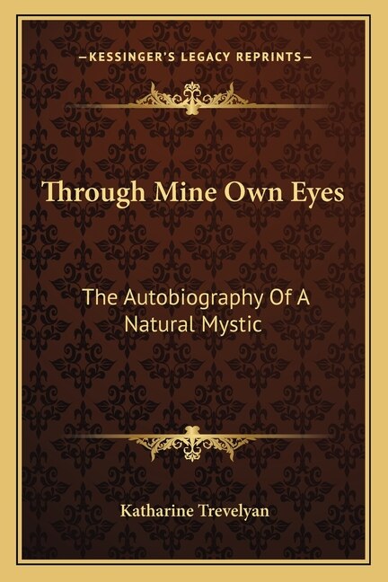 Front cover_Through Mine Own Eyes