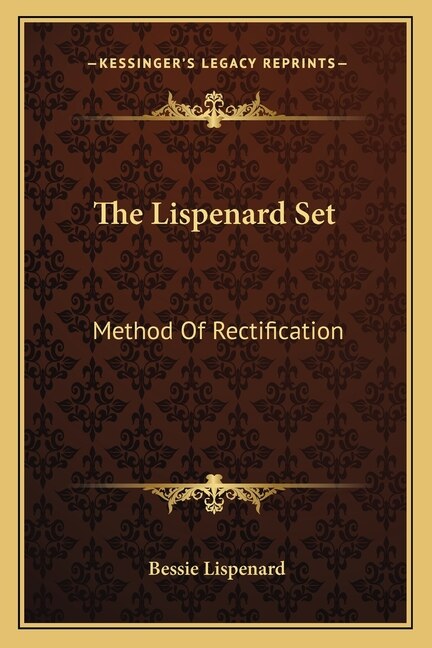 Couverture_The Lispenard Set