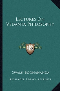 Front cover_Lectures On Vedanta Philosophy