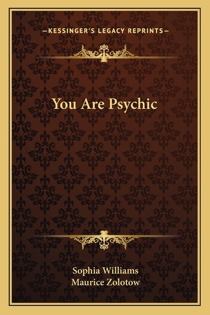 Front cover_You Are Psychic