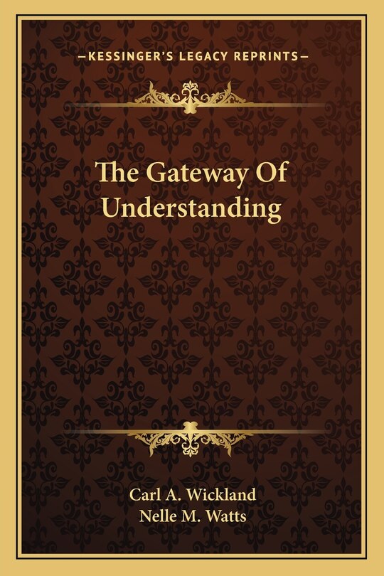 Couverture_The Gateway of Understanding