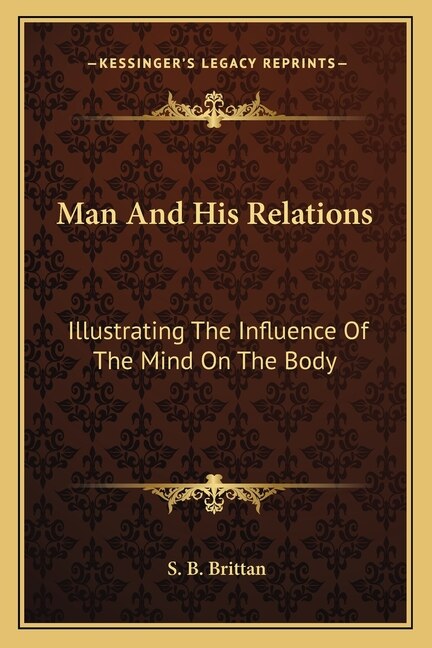 Front cover_Man And His Relations