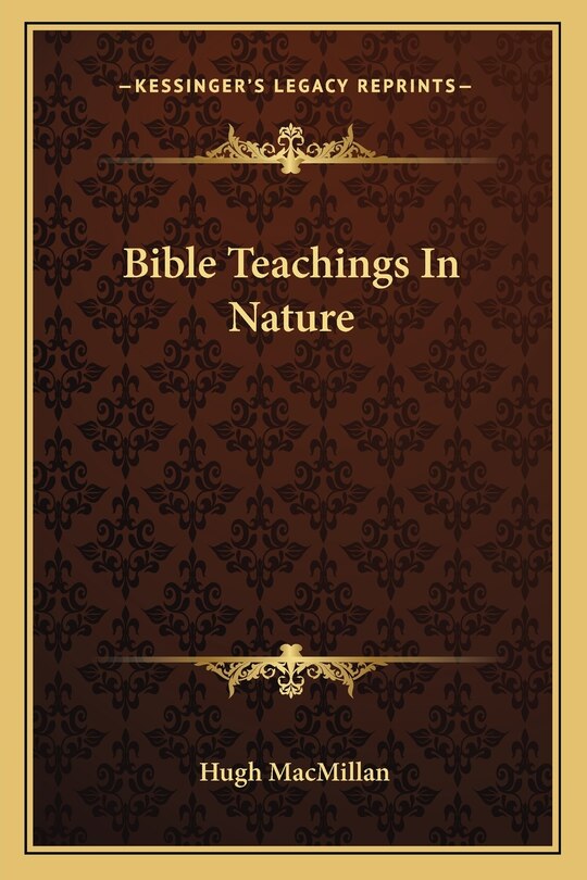 Front cover_Bible Teachings In Nature