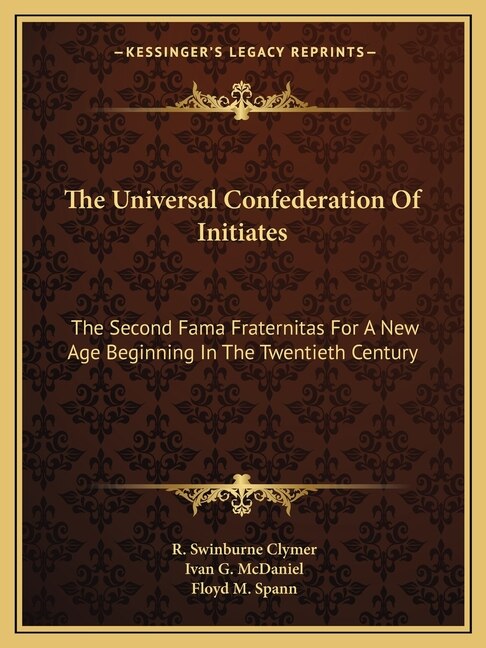 Front cover_The Universal Confederation Of Initiates