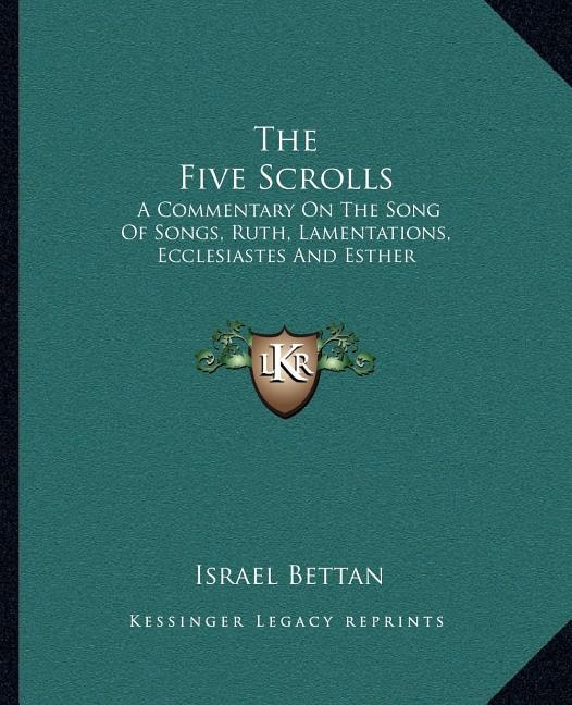 Front cover_The Five Scrolls
