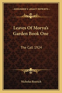 Front cover_Leaves of Morya's Garden Book One