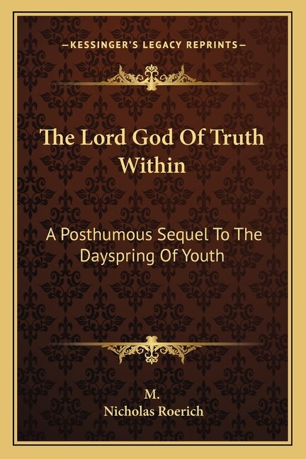 Couverture_The Lord God Of Truth Within