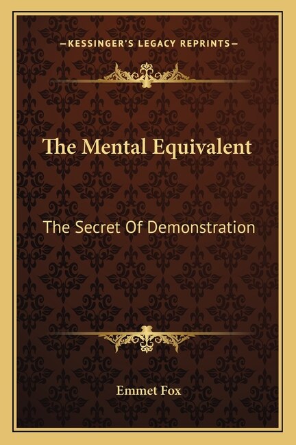Front cover_The Mental Equivalent