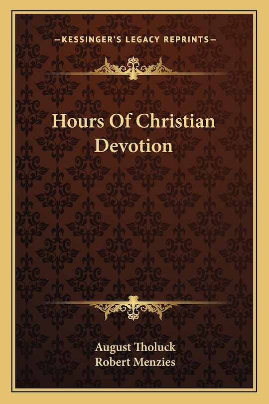 Front cover_Hours Of Christian Devotion