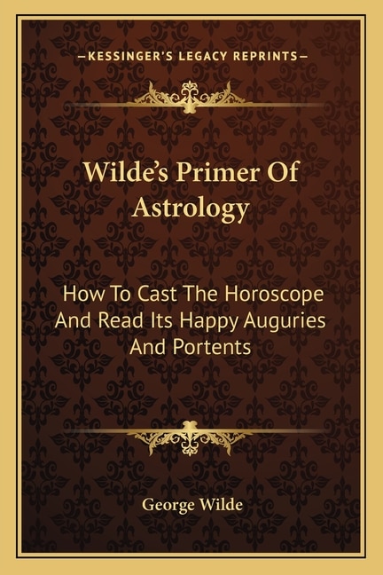 Couverture_Wilde's Primer Of Astrology