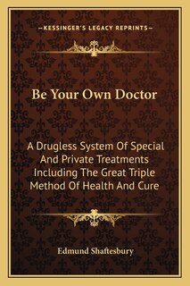 Front cover_Be Your Own Doctor