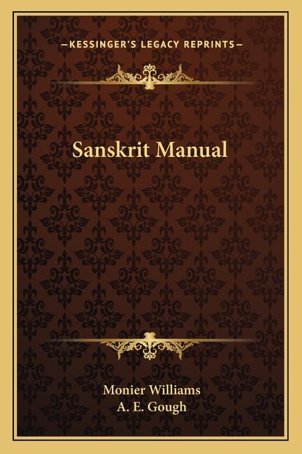 Front cover_Sanskrit Manual