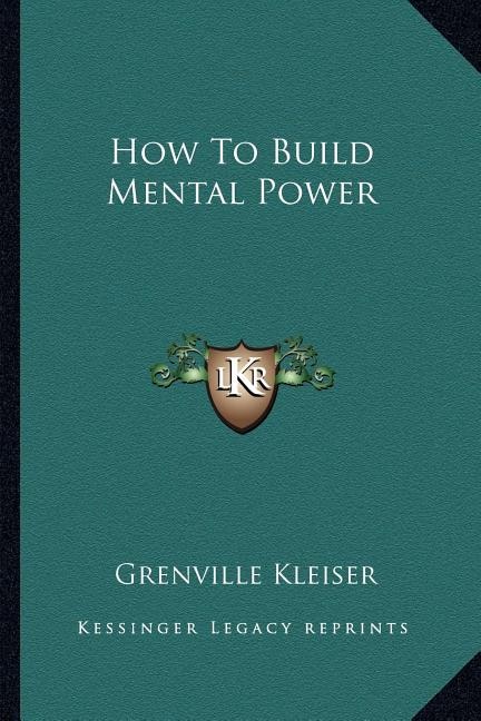 Front cover_How To Build Mental Power