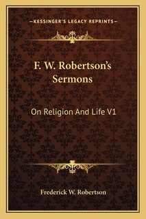 Front cover_F. W. Robertson's Sermons