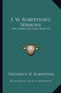 Couverture_F. W. Robertson's Sermons