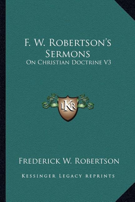 Couverture_F. W. Robertson's Sermons