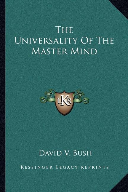 Front cover_The Universality of the Master Mind