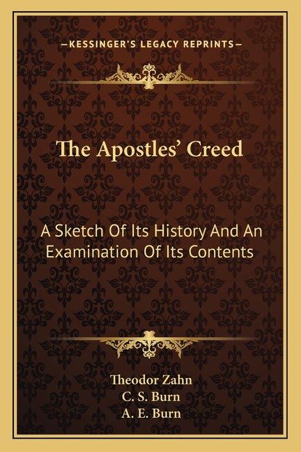 Couverture_The Apostles' Creed