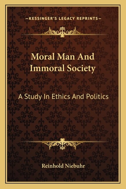 Front cover_Moral Man and Immoral Society