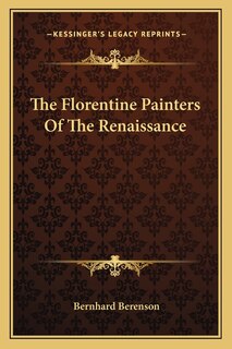 Couverture_The Florentine Painters Of The Renaissance