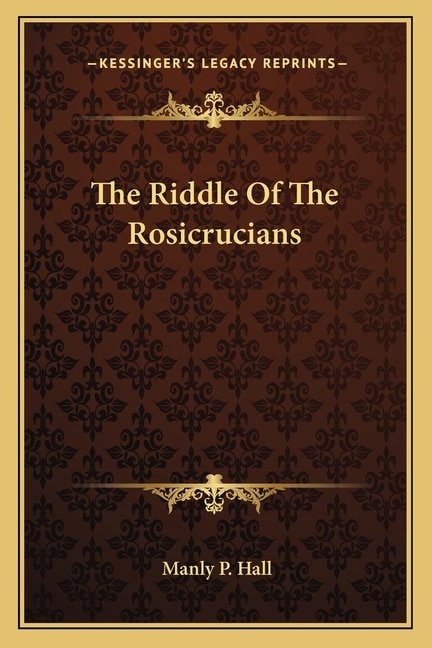 Couverture_The Riddle of the Rosicrucians