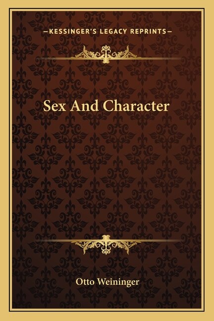 Couverture_Sex And Character