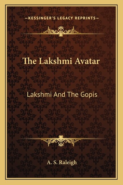 Front cover_The Lakshmi Avatar