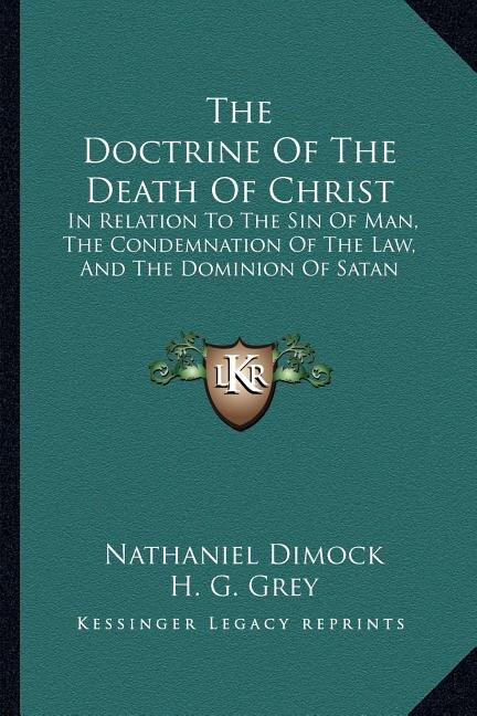 Front cover_The Doctrine of the Death of Christ