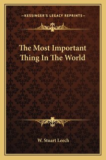 Couverture_The Most Important Thing In The World