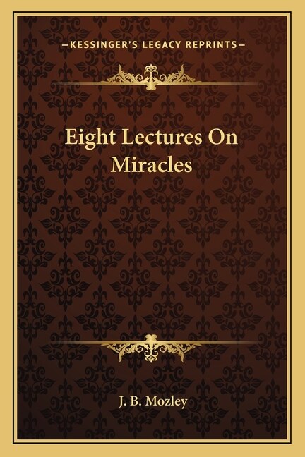Front cover_Eight Lectures On Miracles