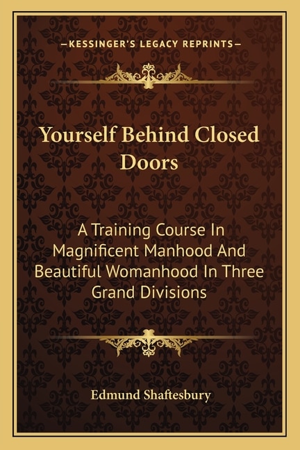 Front cover_Yourself Behind Closed Doors