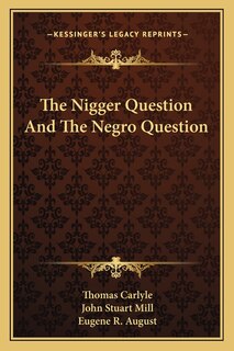Couverture_The Nigger Question And The Negro Question