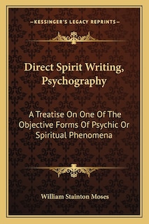 Couverture_Direct Spirit Writing, Psychography