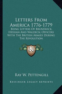 Front cover_Letters from America 1776-1779