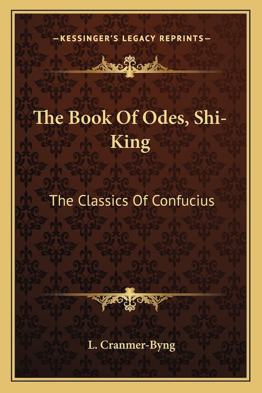 Front cover_The Book of Odes, Shi-King