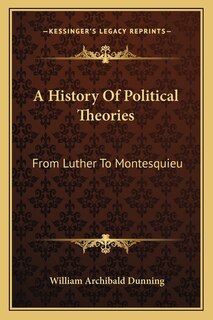 Front cover_A History Of Political Theories