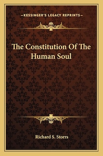 Front cover_The Constitution Of The Human Soul