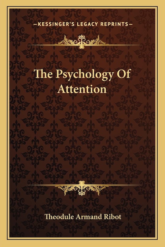 Couverture_The Psychology Of Attention