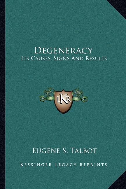 Front cover_Degeneracy