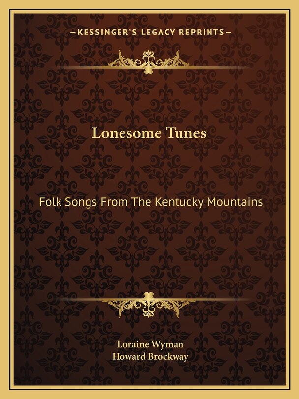 Front cover_Lonesome Tunes