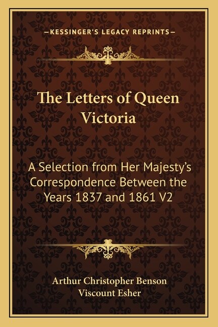 Couverture_The Letters of Queen Victoria
